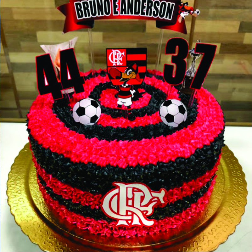 bolo do flamengo redondo masculino